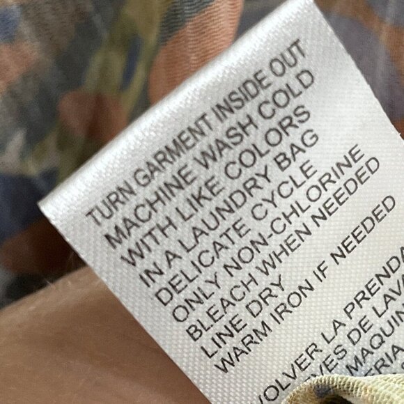 Democracy Kimono‎ Womens M Floral Botanical Pint Tiered Ruffle Sleeve Lace Artsy - Picture 7 of 9